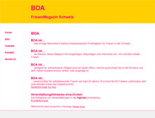 Tablet Screenshot of boa.fembit.ch